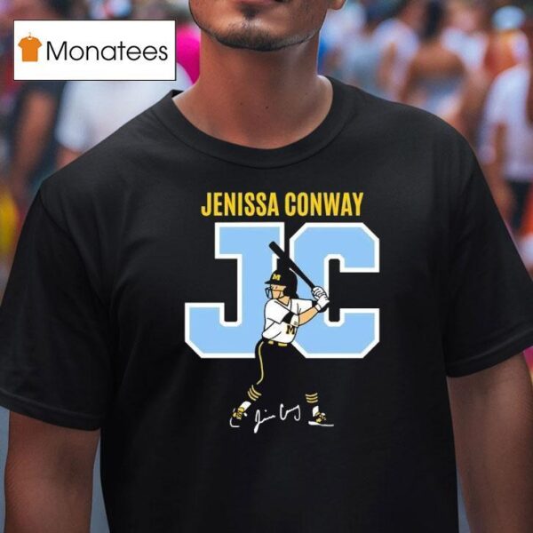 Jenissa Conway Michigan Wolverines Softball T Shirt