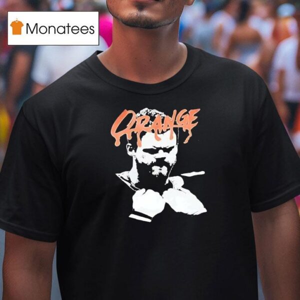Joe Burrow Orange Cincinnati Bengals Football T Shirt