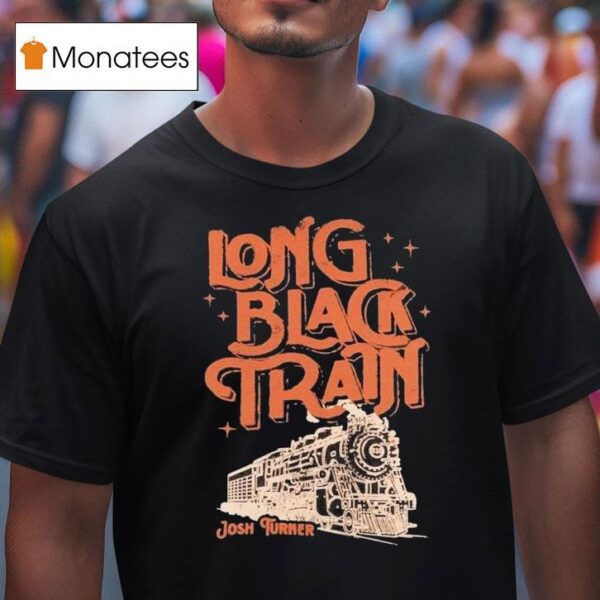 Josh Turner Long Black Train T Shirt