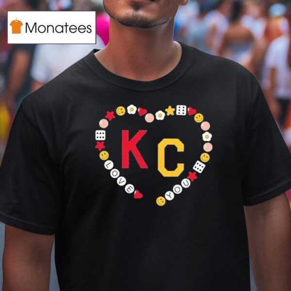 Kansas City Kc Love You Friendship Bracele T Shirt