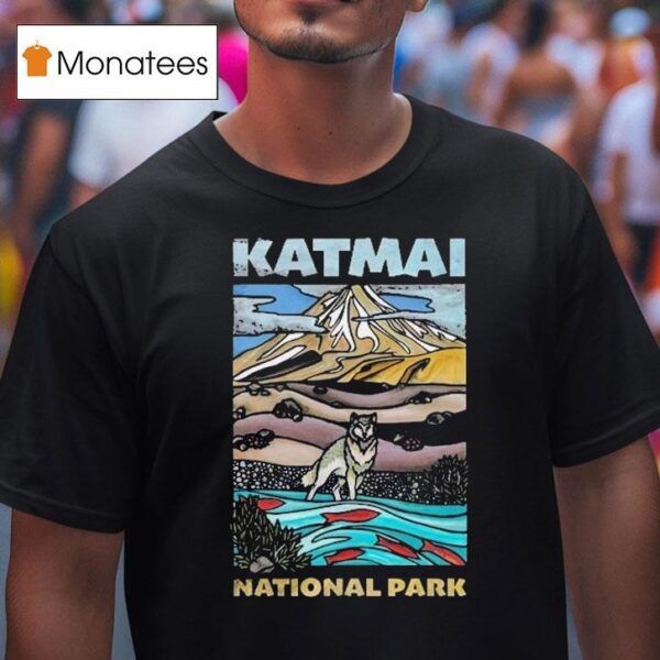 Katmai Valley Wolf Natinal Park T Shirt