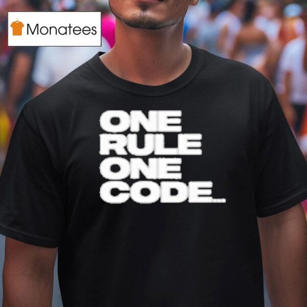 Kevin Ross One Rule One Code T Shirt