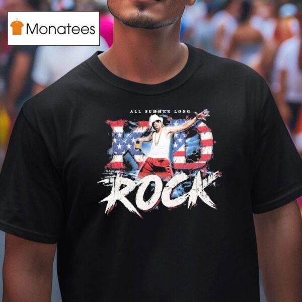 Kid Rock All Summer Long Rwb T Shirt