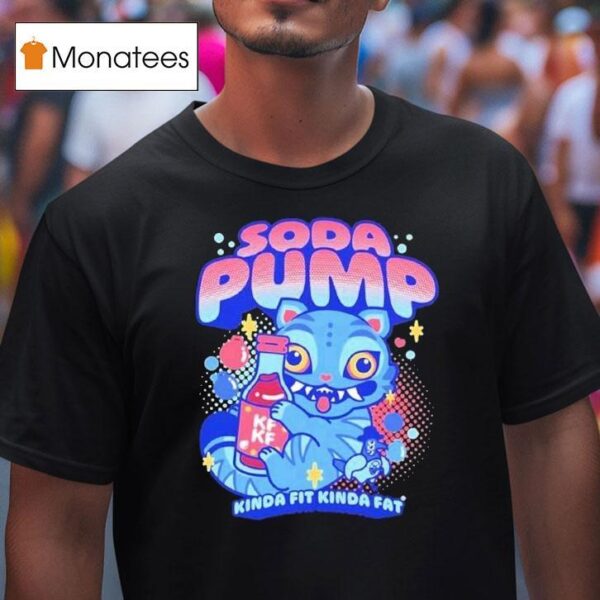 Kpop Demon Hunters Tiger Soda Pump Kinda Fit Kinda Fat Cartoon T Shirt