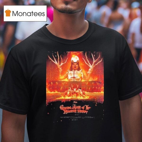 Lady Gaga The Mayhem Ball The Art Of Personal Chaos Act Finale Eternal Aria Of The Monster Hear T Shirt