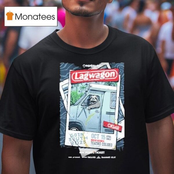 Lagwagon October Santiago De Chile Tour T Shirt