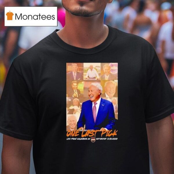 Lee Corso One Last Pick Live From Columbus Oh Ohio State Buckeyes T Shirt