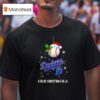 Los Angeles Dodgers A Blue Christmas In La T Shirt