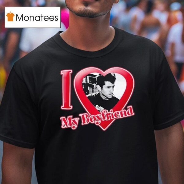 Louise Verneuil Wearing Alex Turner I Love My Boyfriend T Shirt