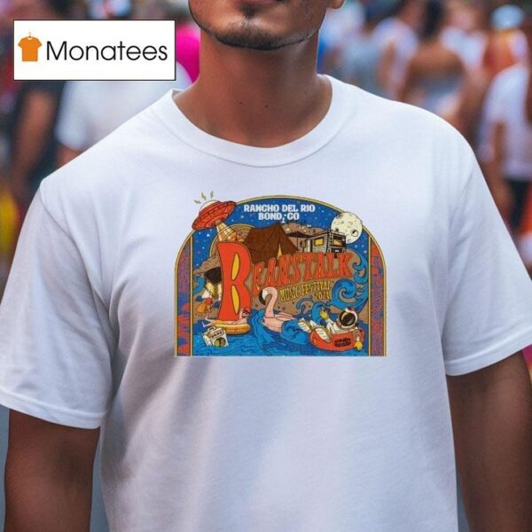 Magic Beans Rancho Del Rio Bond Co Beanstalk Music Festival T Shirt