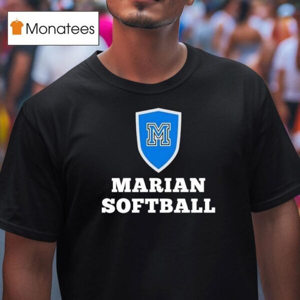 Marian Softball Logo T Shirt