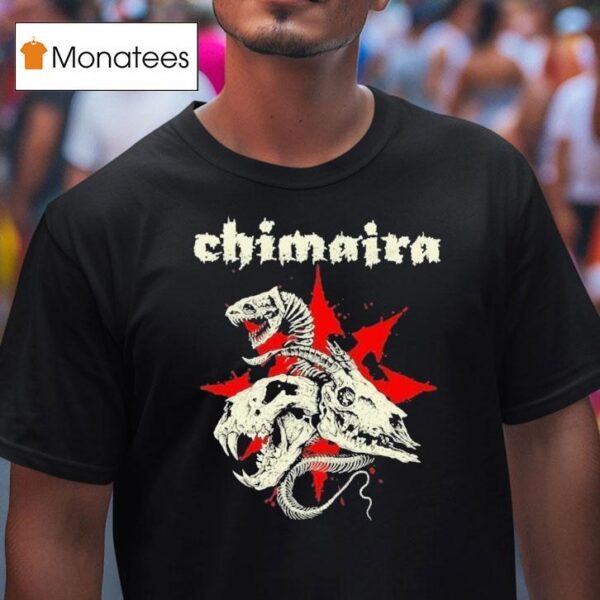 Mark Hunter Chimaira Skull T Shirt