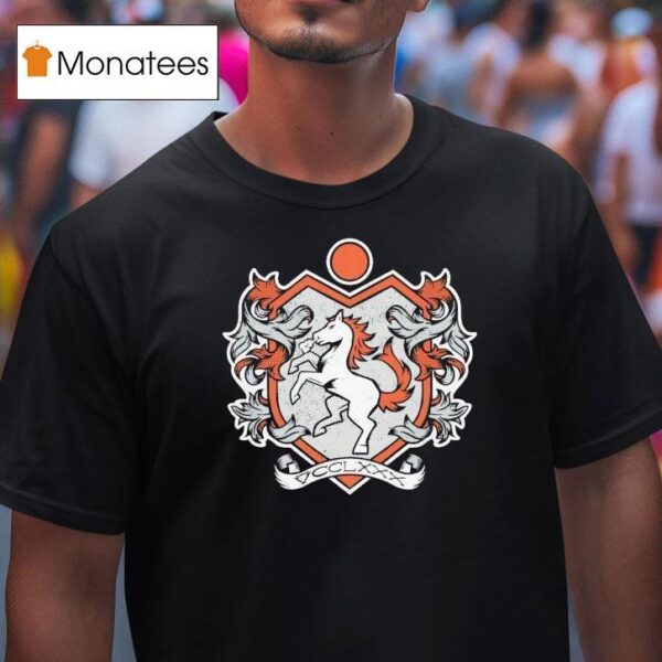 Medieval Shield Denver Broncos T Shirt