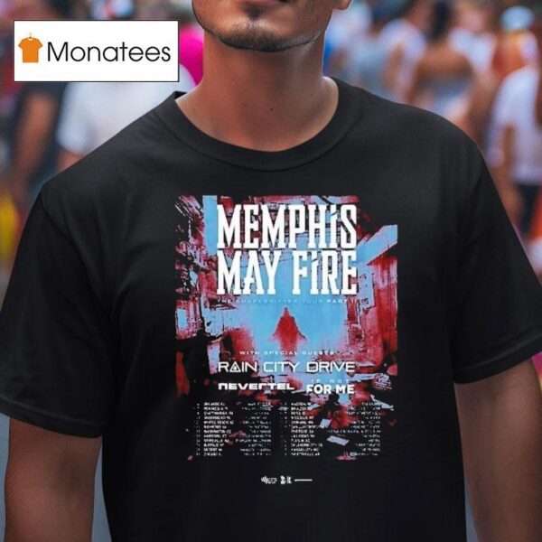 Memphis May Fire The Shapeshifter Tour Dates Part Ii T Shirt