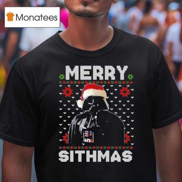 Merry Sithmas Darth Vader Ugly Holiday Christmas T Shirt