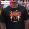 Miami Hurricanes Football College Gameday T Shirt