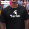 Michigan State Dc Spartans City Skyline T Shirt