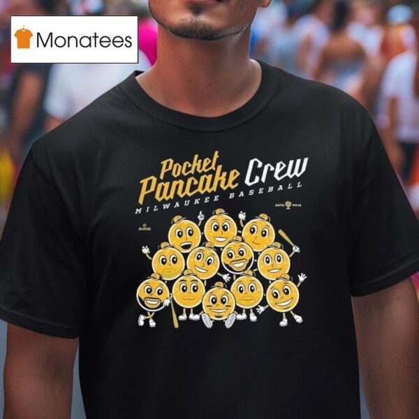 Milwaukee Brewers Pocket Pancake Crew T Shirt