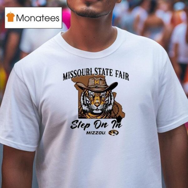 Missouri State Fair Step On In Missouri Tigers Cowboy T Shirt