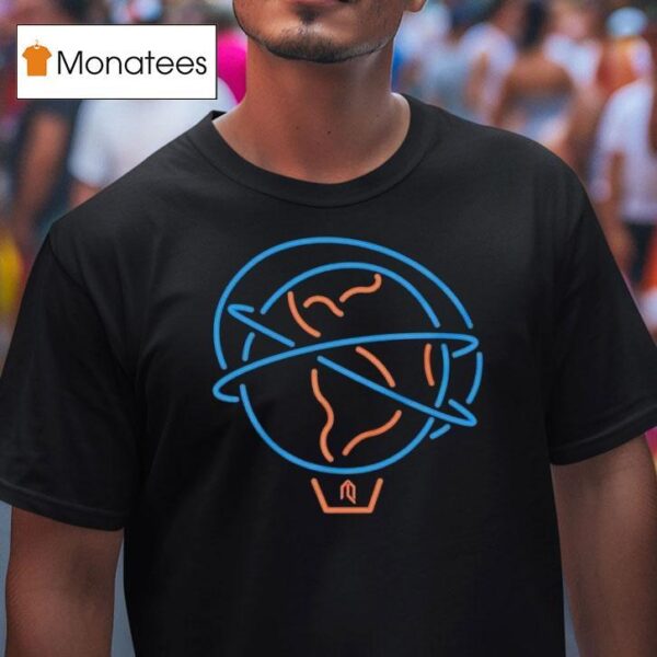 New York Mets Neon Unisphere T Shirt