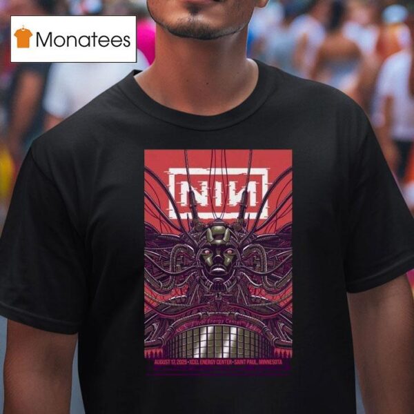 Nine Inch Nails Tour Saint Paul Minnesota T Shirt