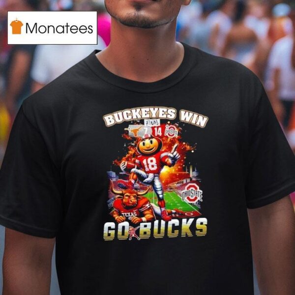 Ohio State Buckeyes Beat Texas Longhorns Agains The World T Shirt
