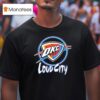 Oklahoma City Thunder Loud City Logo T Shirt