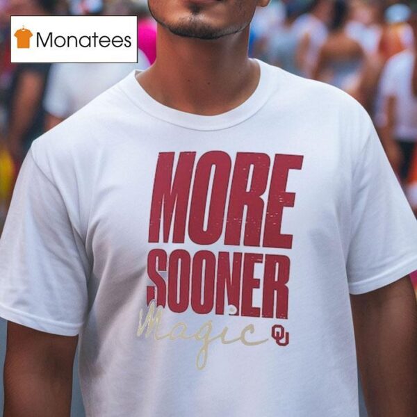 Oklahoma Sooners More Sooner Magic Logo T Shirt