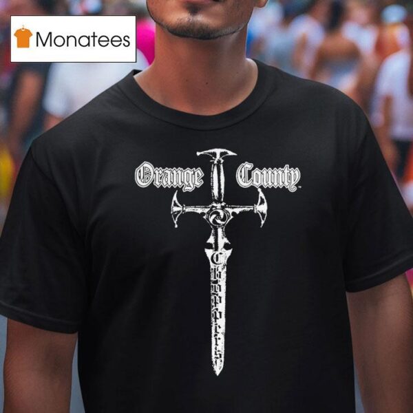 Orange County Choppers Sword And Razor T Shirt