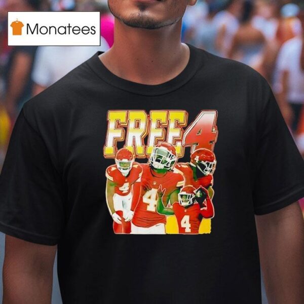 Rashee Rice Free Kansas City Chiefs Football T Shirt