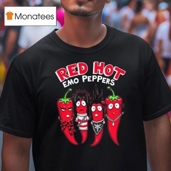 Red Hot Emo Peppers T Shirt