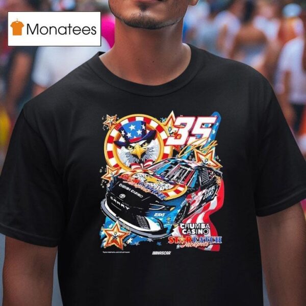 Riley Herbst Chumba Casino Xi Racing Nascar Eagle T Shirt