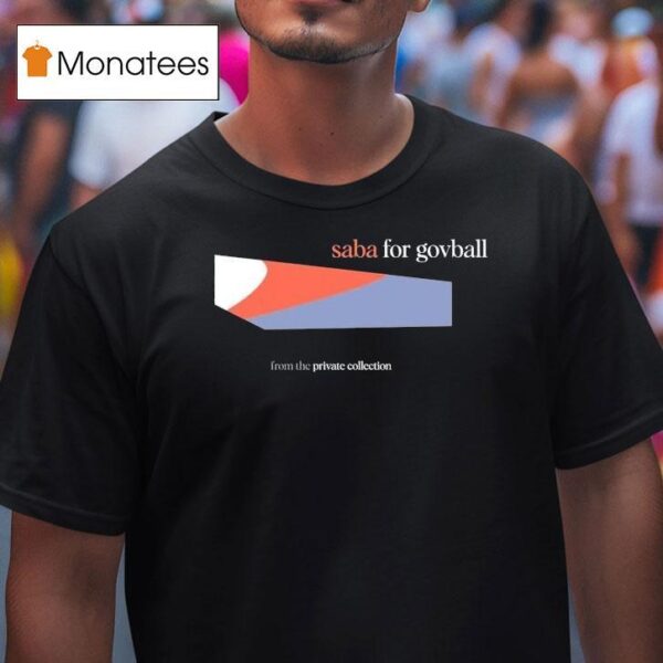 Saba Pivot Live From The Private Collection Governors Ball T Shirt