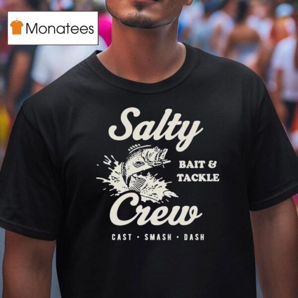 Salty Crew Bait Tackle Cast Smash Dash T Shirt