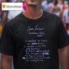Sam Fender Guitar Sevenn Going Under Lyric T Shirt