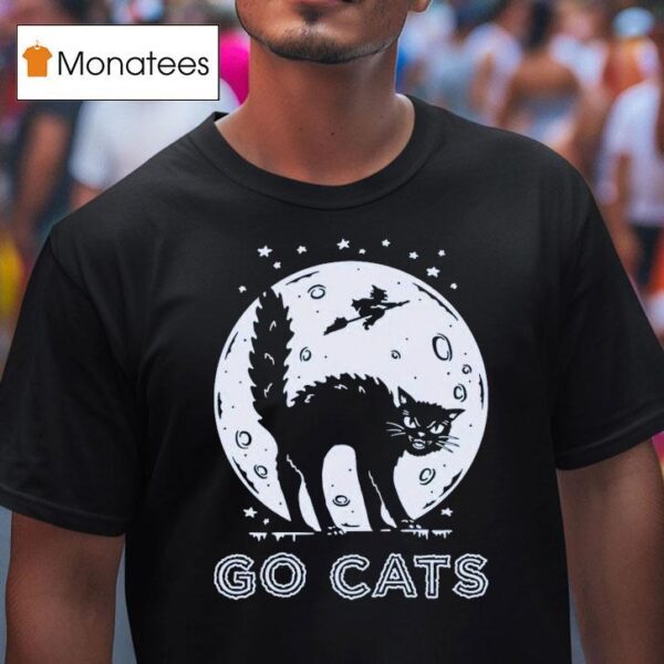Scary Go Cats Halloween T Shirt