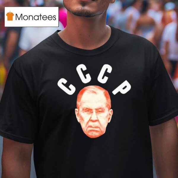 Sergey Viktorovich Lavrov Ussr Cccp Face Head T Shirt