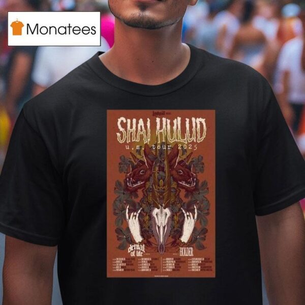 Shai Hulud Tour Usa Dates Hands Bunny T Shirt