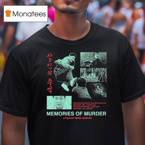 Shaman S Memories Of Murder Eyes Bong Joon Ho T Shirt