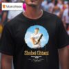 Shohei Ohtani Los Angeles Dodgers Th Home Run Mlb Baseball It S Time Sho Time T Shirt