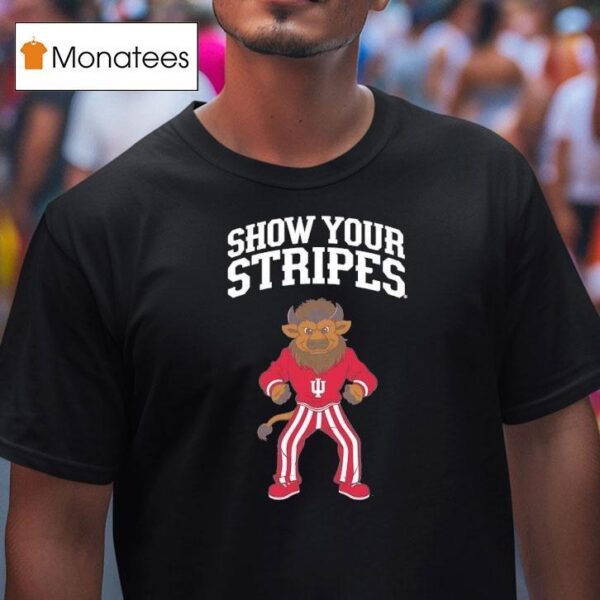 Show Your Stripes Indiana Hoosiers Masco T Shirt
