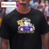Snoopy And Woodstock Baltimore Ravens City Skyline T Shirt
