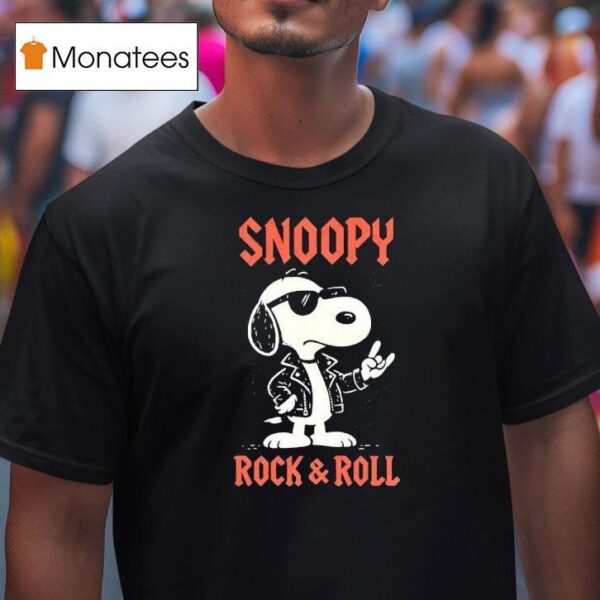 Snoopy Rock And Roll T Shirt