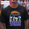 Snoopy The Peanuts Kansas Jayhawks It S The Most Wonderful Time Of The Year T Shirt