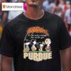 Snoopy The Peanuts Purdue Boilermakers It S The Most Wonderful Time Of The Year T Shirt