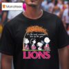 Snoopy The Peanuts Walking Brisbane Lions It S The Most Wonderful Time Of The Year T Shirt
