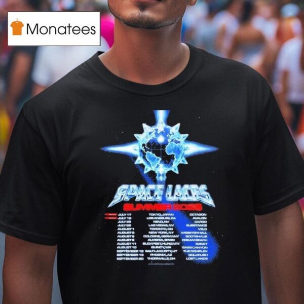 Space Laces Summer Tour Dates T Shirt