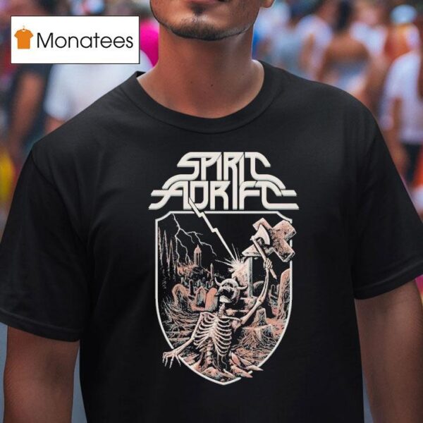 Spirit Adrift Unstoppable Force Skeleton T Shirt