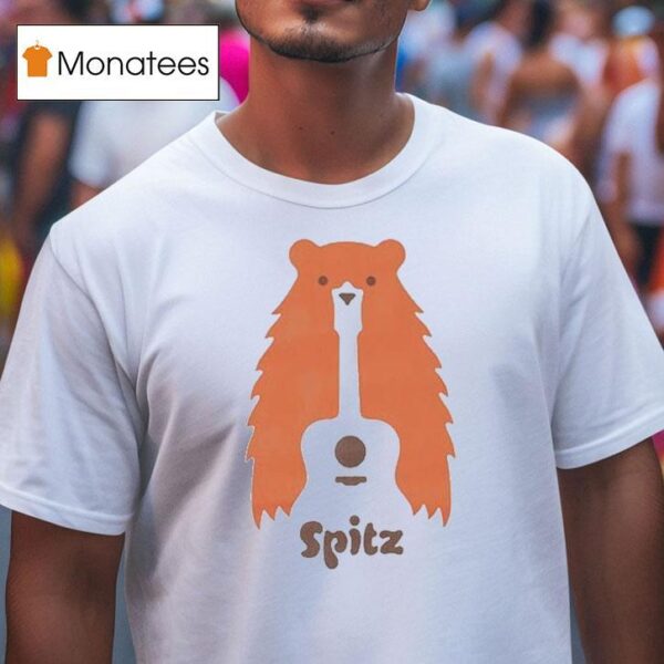 Spitz Acoustic Guitar Bear T Shirt