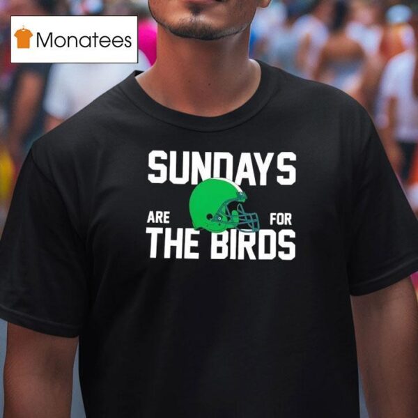 Sundays Are For The Birds Philadelphia Eagles Helme T Shirt